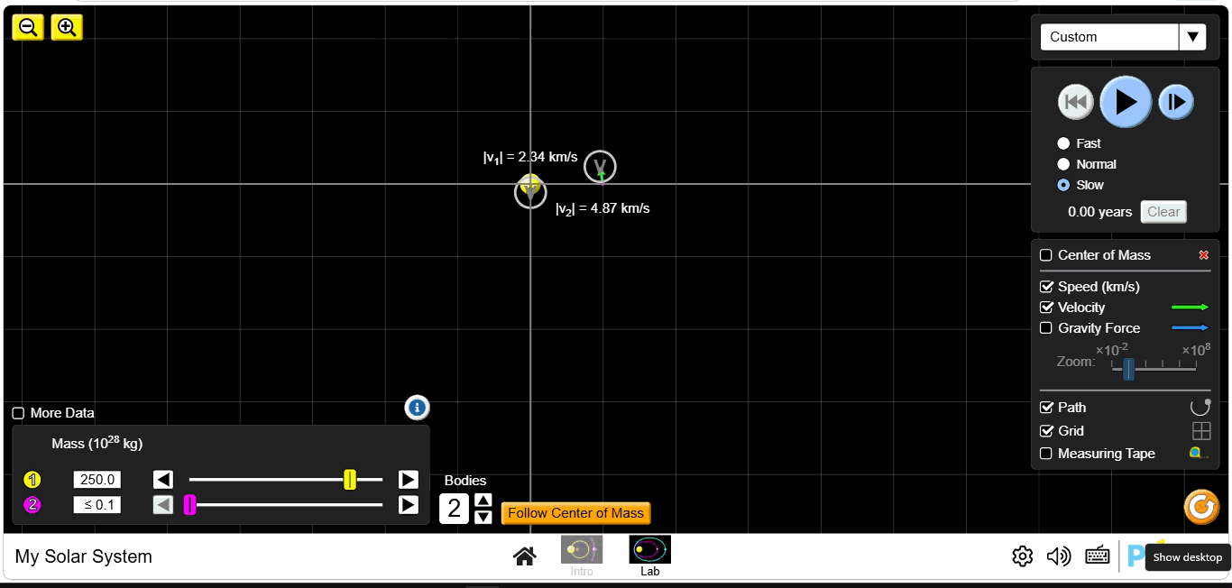 PhET Simulation of Pluto replacing Earth's orbit